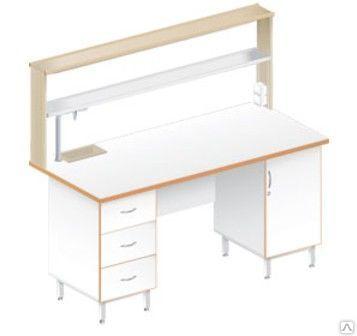 Стол пристенный химический ЛАБ-1800 ПЛМ